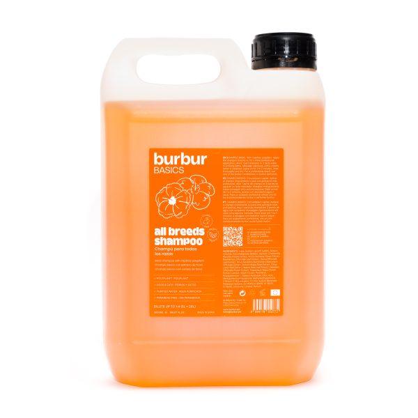BURBUR BASICS ШАМПУНЬ ДЛЯ ВСІХ ПОРІД 5000 MЛ