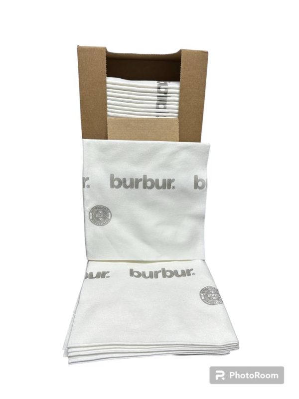 BURBURPRO КОРОБКА 60 ШТ СУПЕР ПОГЛИНАЮЧІ 100% ЕКО РУШНИКИИКИ