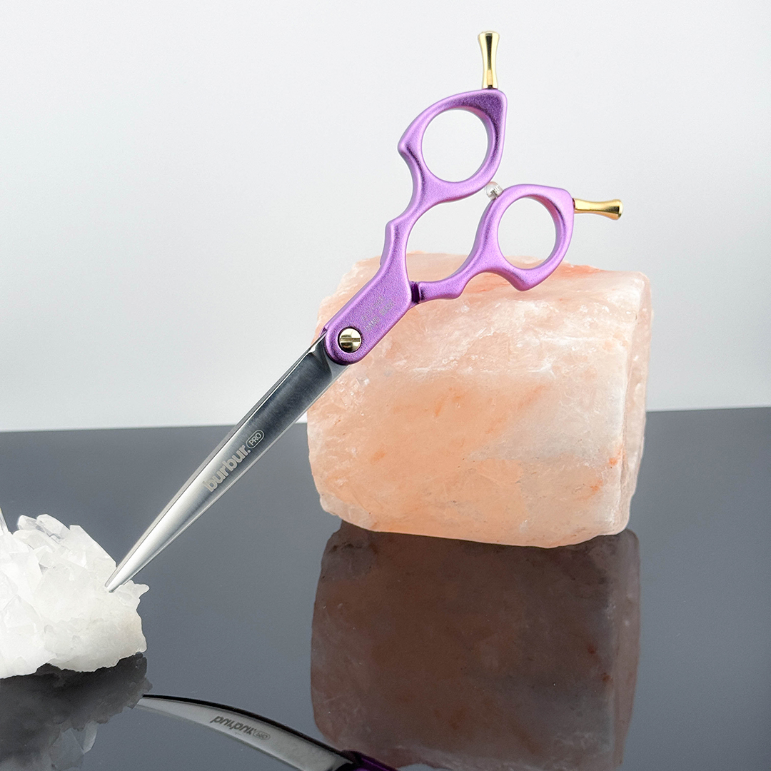 Tijeras Pro Burbur Scissors NamiCurve 6,5´´ Violet (cruva)