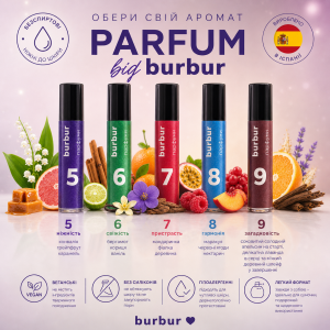 Набір парфумів для собак та котів від burbur 5мл х 5шт.
